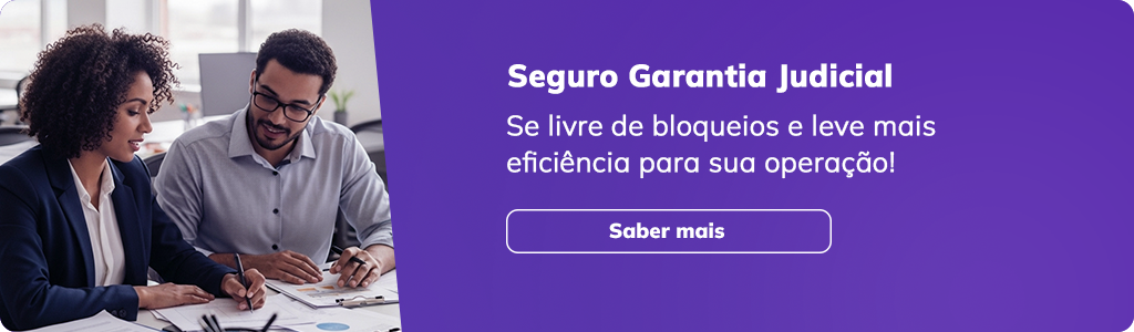 Título: Seguro Garantia Judicial
Texto de apoio: Se livre de bloqueios e leve mais eficiência para sua operação!
CTA: Saber mais
Seguro Garantia Administrativo de Créditos Tributários
