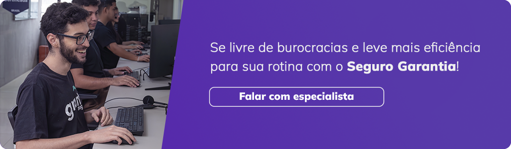 Texto de apoio: Se livre de burocracias e leve mais eficiência para sua rotina com o Seguro Garantia!
CTA: Falar com especialista
Seguro Garantia Processo Trabalhista